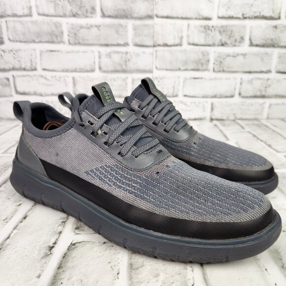 Cole Haan Generation ZeroGrand Men\'s Size 11 Gray Stitchlite Oxford Shoes C38330 main image 9